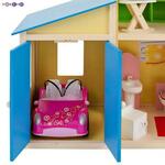 Фото №10 Кукольный домик для Барби "Лира" (28 предметов мебели, 2 лестницы, гараж) (PD316)