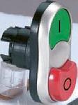 фото Головка Osmoz сборная с двойными кнопками зеленый/красный, IP65 | арт. 23982 | Legrand