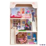 Фото №9 Деревянный домик для кукол "Шарм" с 16 предметами мебели и 2 лестницами (PD315-02)