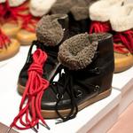фото Корея, покупка невидимый высокой шнуровкой сапоги меха кожа снега сапоги девочек замшевые сапоги зимой
