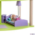 Фото №7 Трехэтажный домик для кукол "Фиолент" с 14 предметами мебели (PD216-02)