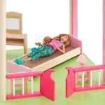 Фото №8 Флоренция - дом для мини-кукол и для Барби, DY-0103, с мебелью и куклами (DY-0103)