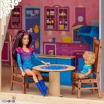 Фото №9 Кукольный домик для Барби "Вдохновение" с 16 предметами мебели и 2 лестницами (PD315)