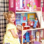 Фото №4 Кукольный домик для Барби "Вдохновение" с 16 предметами мебели и 2 лестницами (PD315)