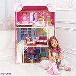 Фото №2 Кукольный домик для Барби "Вдохновение" с 16 предметами мебели и 2 лестницами (PD315)