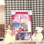 Фото №3 Кукольный домик для Барби "Вдохновение" с 16 предметами мебели и 2 лестницами (PD315)