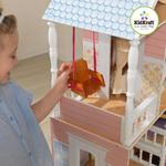Фото №2 Кукольный домик для Барби "Саванна" (Savannah) с мебелью 14 элементов (65023_KE)