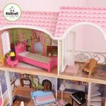 Фото №5 Винтажный кукольный дом для Барби "Магнолия" (Magnolia) с мебелью 13 предметов (65839_KE)
