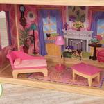 Фото №6 Домик из дерева для кукол 30 см, с мебелью 10 предметов, "Кайла" (Kayla dollhouse) (65092_KE)