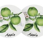фото Набор из 2-х тарелок Зеленые яблоки INFINITY ( INFEX-C045-GA-AL )