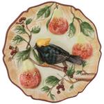 фото Тарелка декоративная "птица на грушевой ветке" диаметр=20 см. высота=5 см. Hebei Grinding (59-067)
