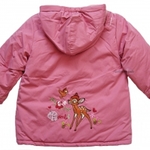 Фото №2 Disney Bambi теплая куртка с шарфом на маленькую девочку,размер 80-81 см