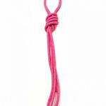 фото Скакалка для художественной гимнастики 3м, с люрексом, розовый (116243)