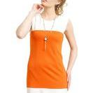 фото Платье 5897. Оранжевый 50 размер