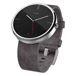 фото Motorola Умные часы Motorola Moto 360 (leather) Grey
