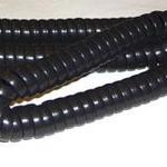 фото Шнур телефонный витой для трубки 4м черный