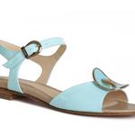 фото BALDININI Лакированные голубые сандалии от итальянского бренда Baldinini