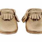 фото Baby Moccasins, The Coral Pear Classic Moccasin, Genuine Leather, (Infant, Toddler, Kids)