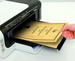 Фото №3 Бумага для струйного и лазерного принтера бежевый мрамор А4 90 г. 50 листов Дизайн