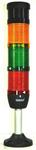 фото Сигнальная колонна 50 мм, красная, зеленая, зуммер, 220В, стробоскоп FLESH Emas