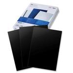 фото Обложки для переплета GBC (ДжиБиСи), комплект 100 шт., HiGloss, А4, картон 250 г/м2, черные