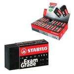 фото Резинка стирательная STABILO "Exam Grade", прямоугольная, 40х22х11 мм, черная, в картонном держателе