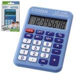 фото Калькулятор CITIZEN карманный LC-110NBLCFS, 8 разрядов, двойное питание, 87х58 мм, синий