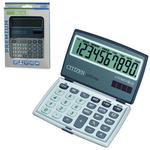фото Калькулятор CITIZEN карманный CTC-110WB, 10 разрядов, двойное питание, 106x63 мм