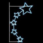 фото Светодиодный мотив "Пять синих звезд"