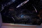 фото Светодиодный потолок «Звездное небо» 100 нитей