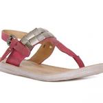 фото AIR STEP Розовые кожаные сандалии с металлическим декором от Air Step