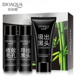 Фото №4 Набор Bioaqua Black Mask от прыщей и черных точек (Activated Carbon)