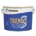 фото Teknos Trend 3/Текнос Тренд 3 Краска для стен и потолков