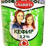 Фото №2 Кефир "Моя Славита" 3,2% 900г бутылка (г. Гомель, Беларусь)