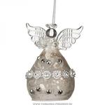 фото Декоративное изделие ангел цвет: серебро антик 6х5х9 см.