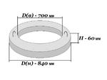 фото Кольцо железобетонное опорное КО-6