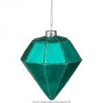 фото Декоративное изделие шар стеклянный 8х10 см. цвет: тиффани