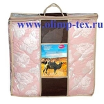 фото Одеяло - покрывало 1,5сп., «Верблюжья шерсть», упаковка чемодан