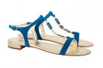 фото ICEBERG Голубые замшевые сандалии от итальянского бренда Iceberg