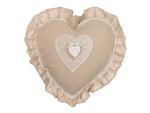 фото Подушка в форме сердца коллекция "кофе с молоком" 38*38 см. Gree Textile (222-249)