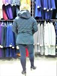 Фото №2 Зимняя женская куртка, цвет чёрный