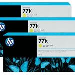 фото HP 771C Yellow Ink Cartridge 3-Pack