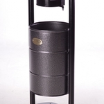 фото Урна ЭКО 30л с пепельницей (серый)