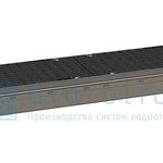 фото Комплект: лоток водоотводный SUPER ЛВ-20.26,3.10.-бетонный с решеткой ячеис